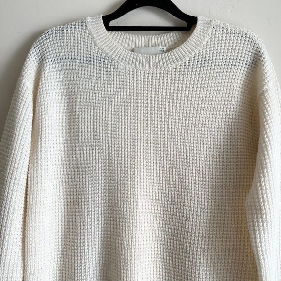 Wilfred Free Isabelli Waffle Knit Crew Neck Sweater Merino Wool Women XXS Hi Lo - Picture 3 of 11